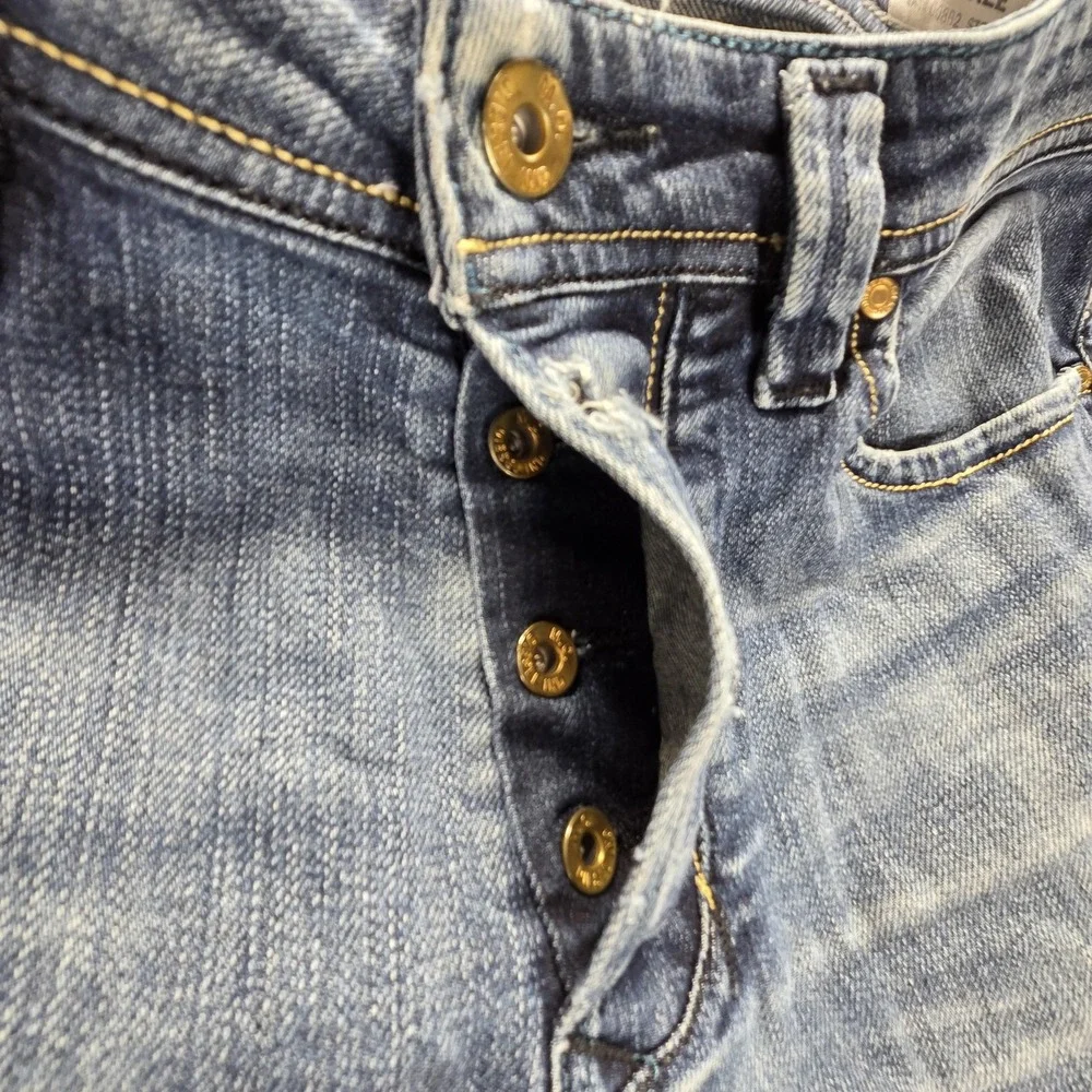 Diesel Jeans Mens 30x30 Blue Larkee Regular Straight Stretch Button Fly 008B2